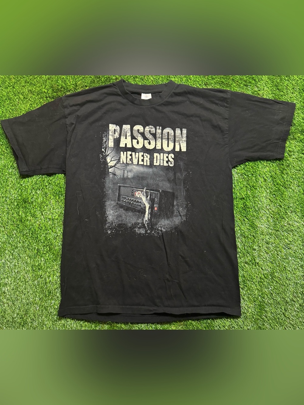 ENGL Passion Never Dies Promo T Shirt XL Zombie Guitar Amp Metal Rare Black‎